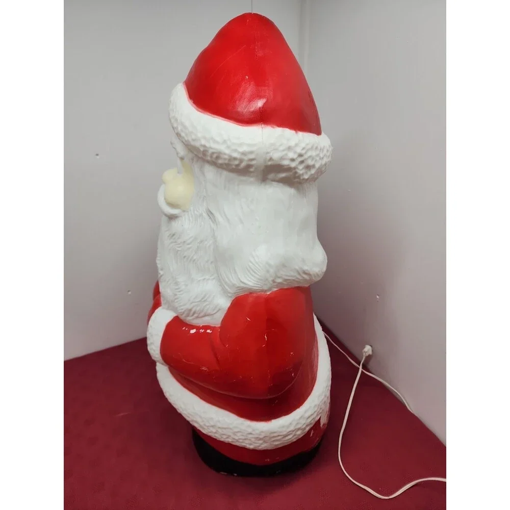 Vintage Union Products 1988 Santa Blow Mold 32 Inch Tested Working Hard To Find